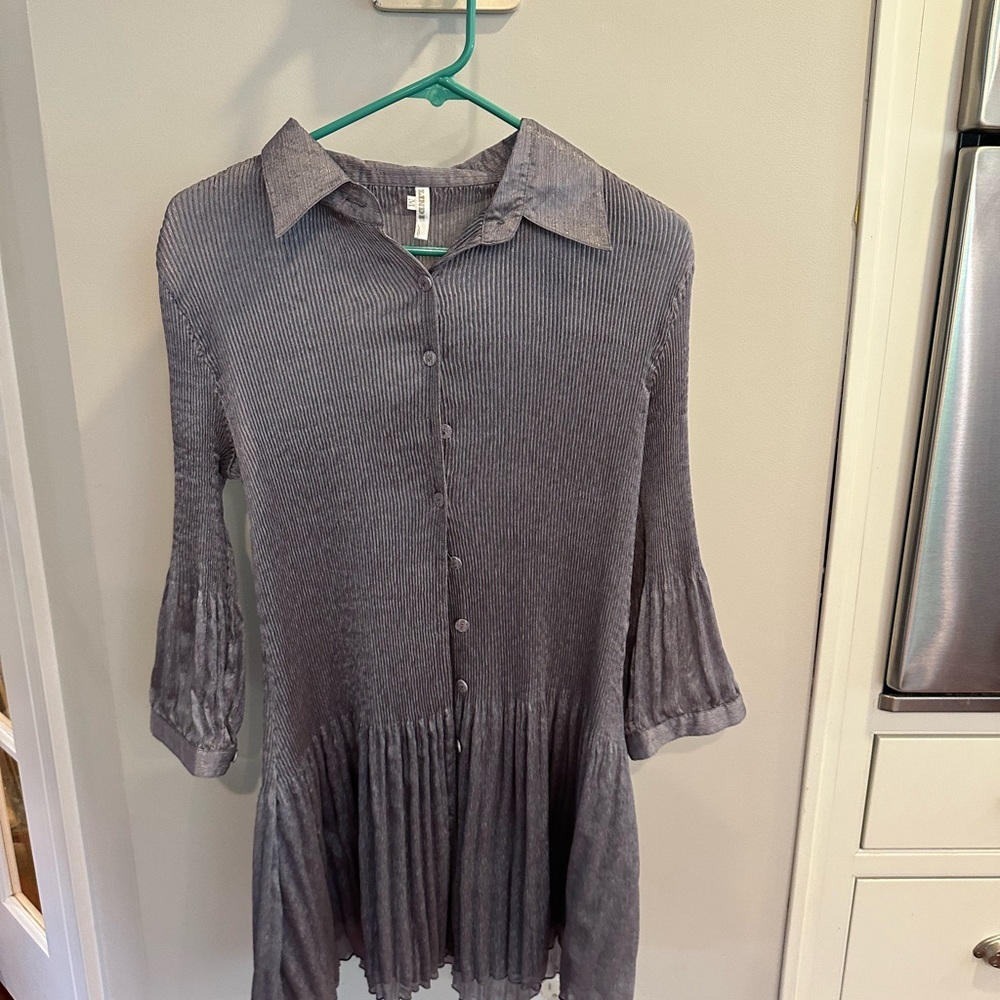 Gray Vintage Dropwaist Dress